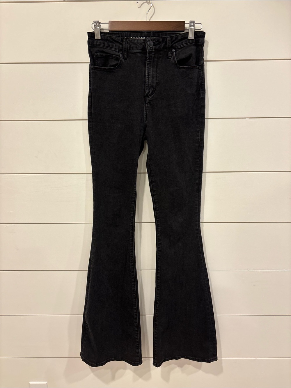 Articles Of Society Black Flare High-Rise Jeans EUC Size 26